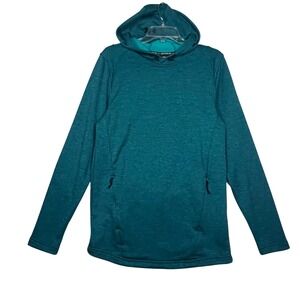 Under Armour ColdGear Hoodie Green Womens SM Pullover Long Sleeve‎ Front Pocket